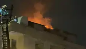 Kentsel Dönüşüm Alanında Gece Yangını!